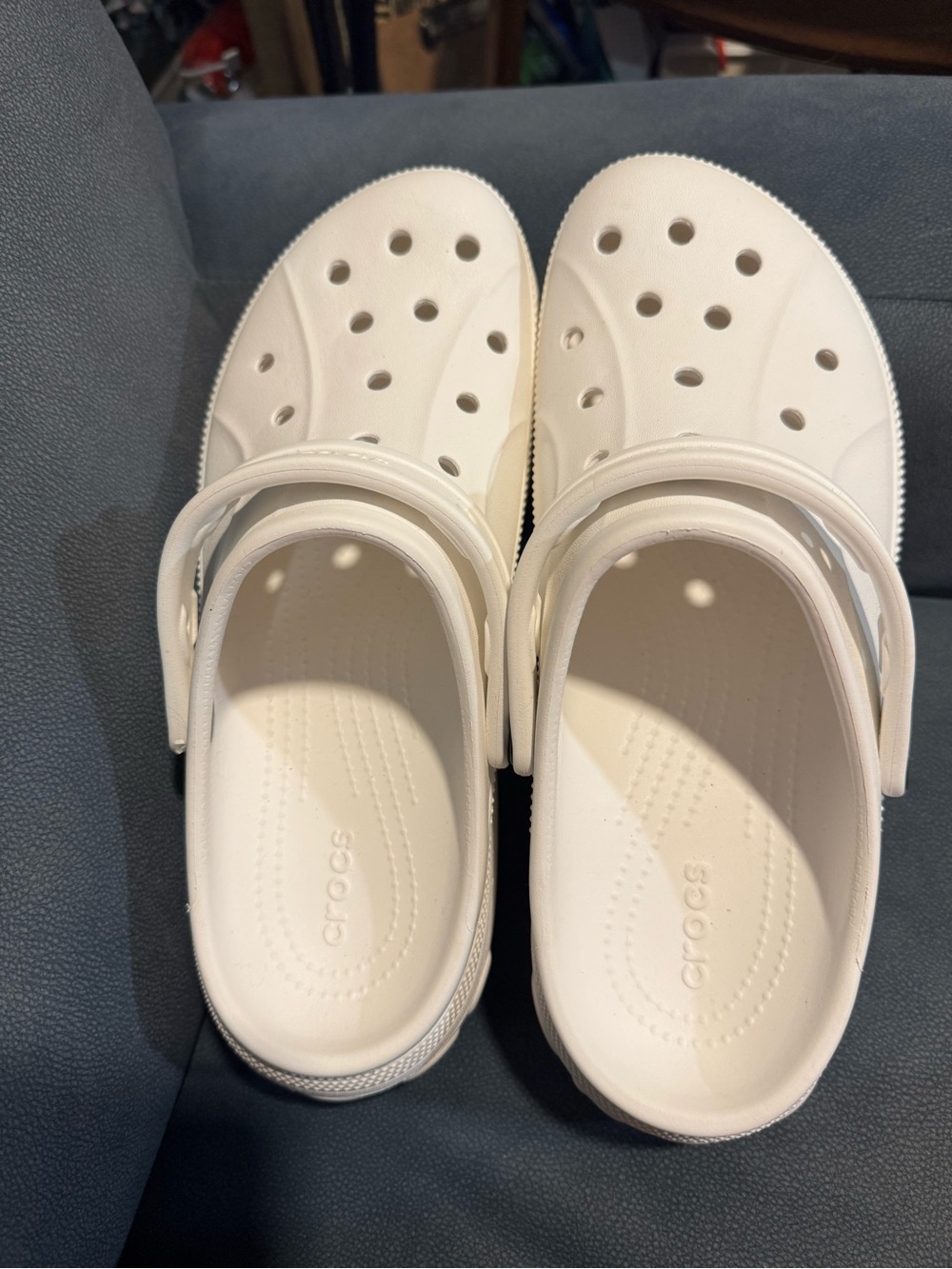 CROCS bella platform Clog in White